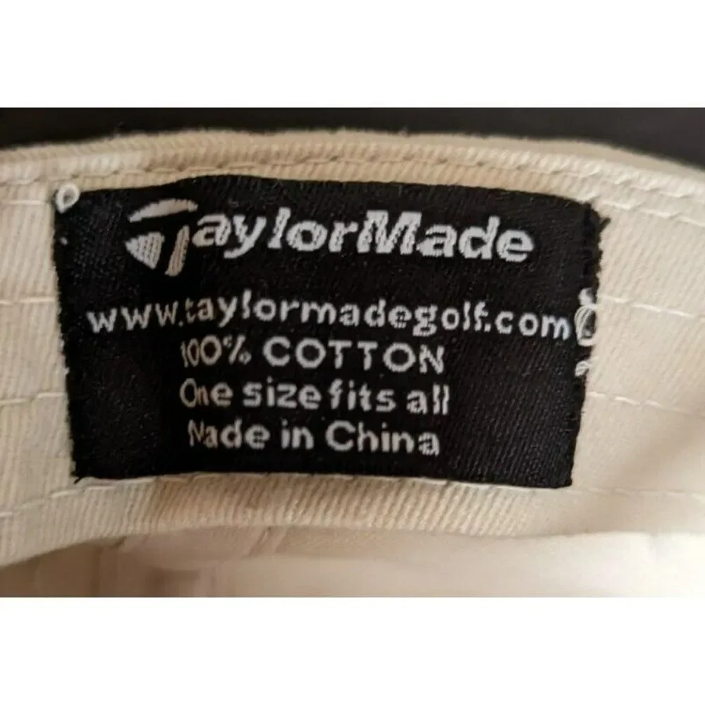 * TaylorMade White Lightweight Golf Hat Cap Adjustable One Size